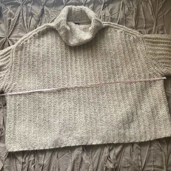 Free people cowl neck chunky sweater - Picture 4 of 7